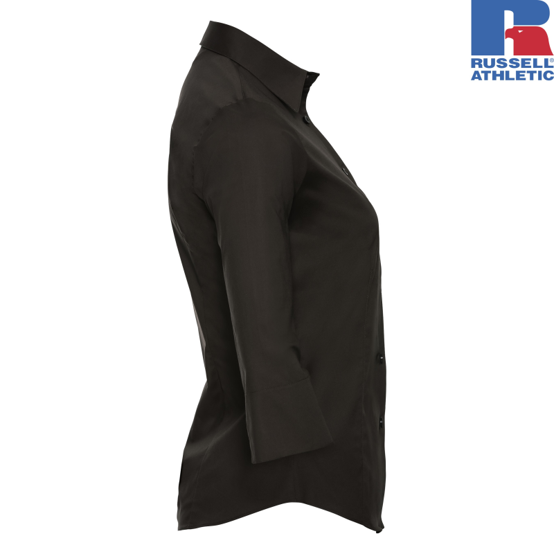 LADIES 3/4 SLEEVE EASY CARE FITTED SHIRT | Russell