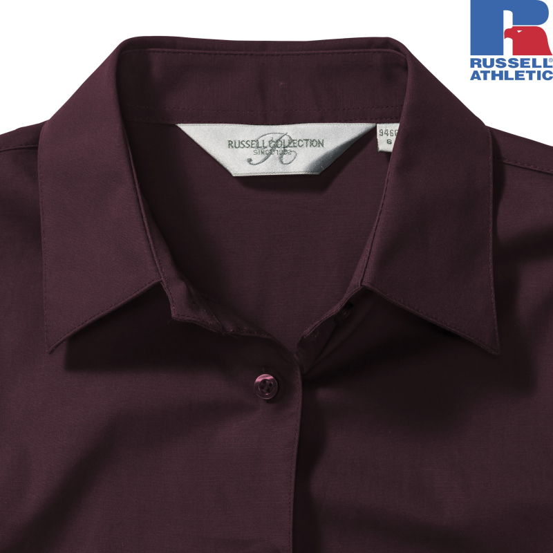 LADIES 3/4 SLEEVE EASY CARE FITTED SHIRT | Russell