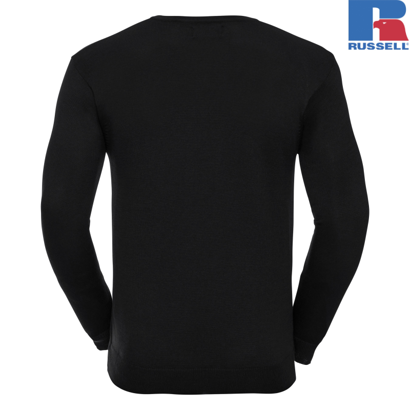 Men's V-Neck Knitted Pullover | Russell