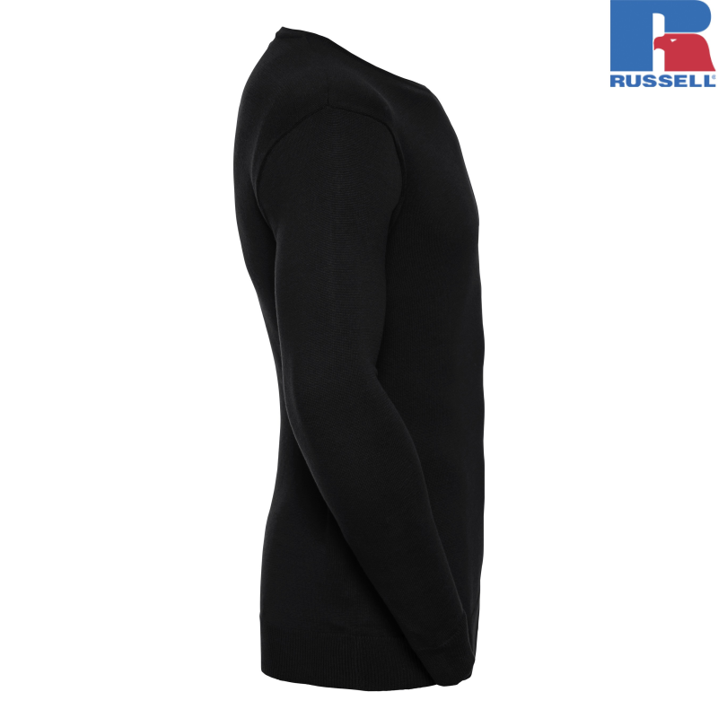 Men's V-Neck Knitted Pullover | Russell