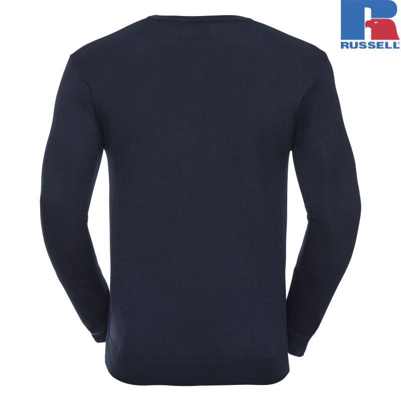 Men's V-Neck Knitted Pullover | Russell
