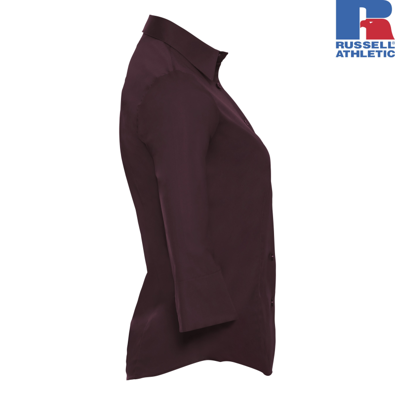 LADIES 3/4 SLEEVE EASY CARE FITTED SHIRT | Russell