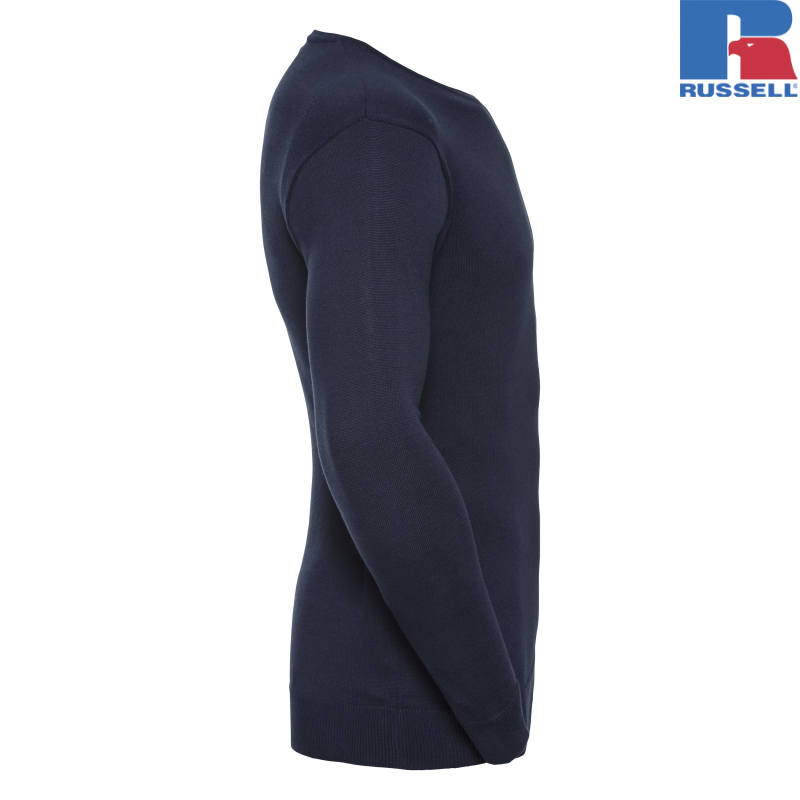 Men's V-Neck Knitted Pullover | Russell