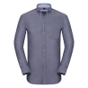 Men's Long Sleeve Tailored Washed Oxford Shirt | Russell