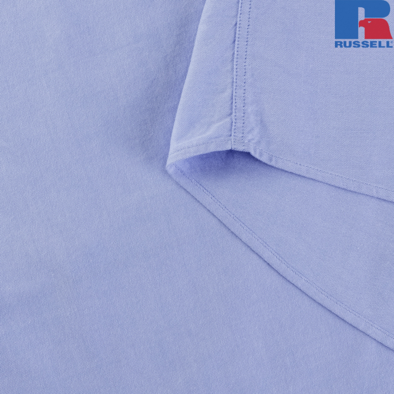 Men's Long Sleeve Tailored Washed Oxford Shirt | Russell