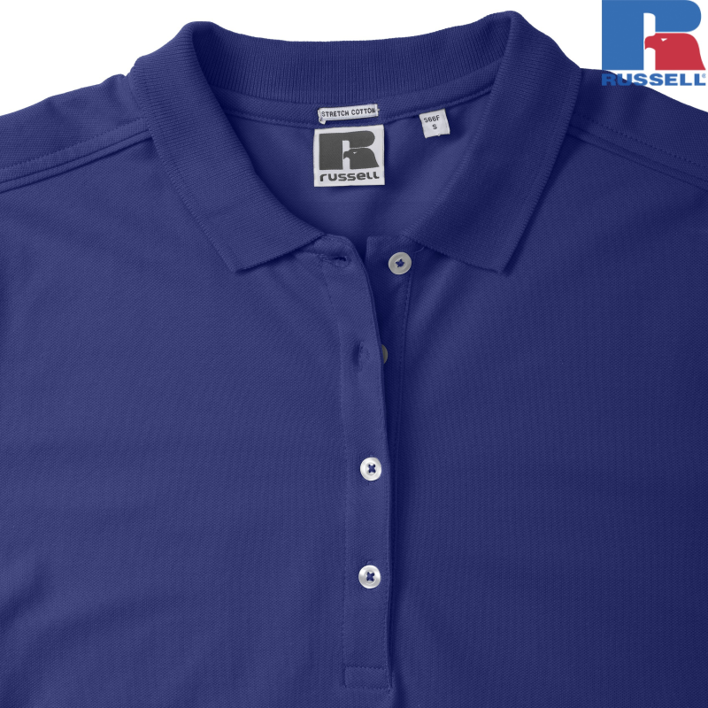 Ladies Fitted Stretch Polo | Russell
