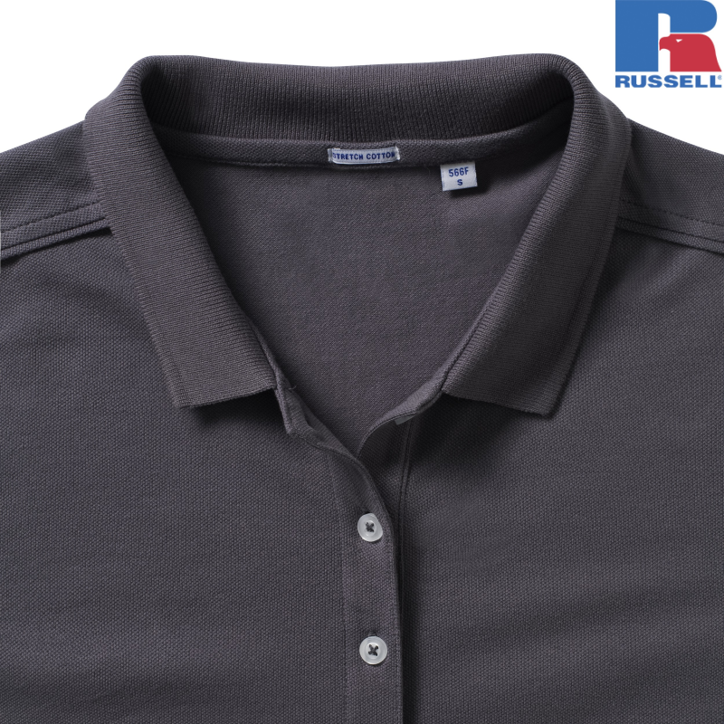 Ladies Fitted Stretch Polo | Russell
