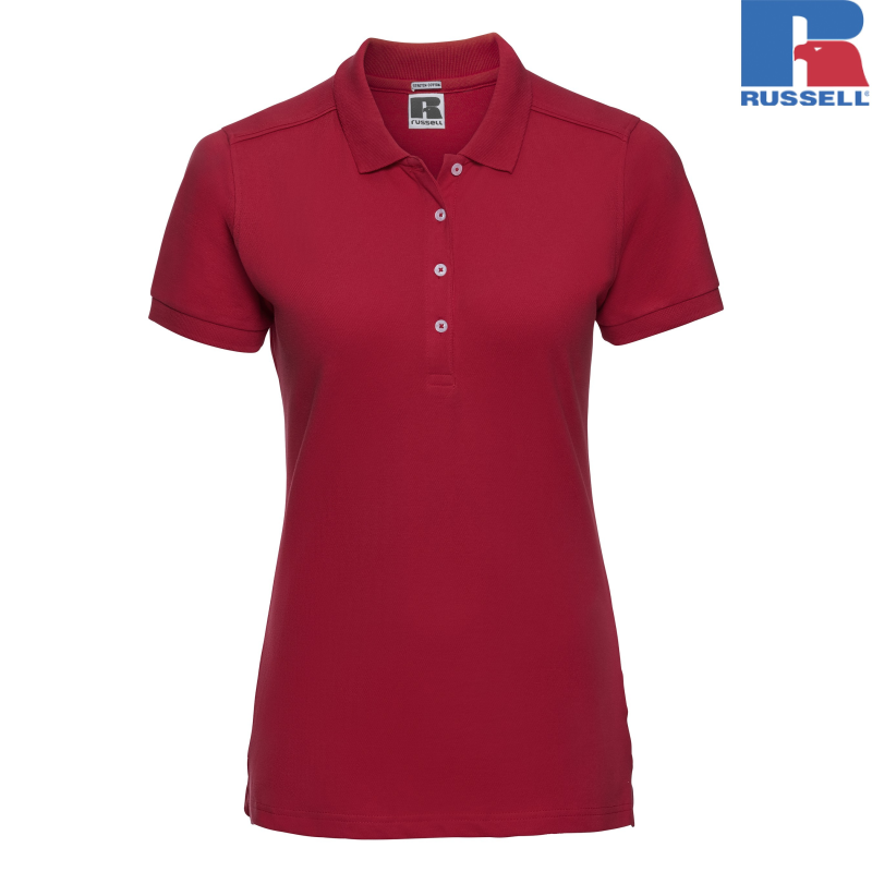 Ladies Fitted Stretch Polo | Russell