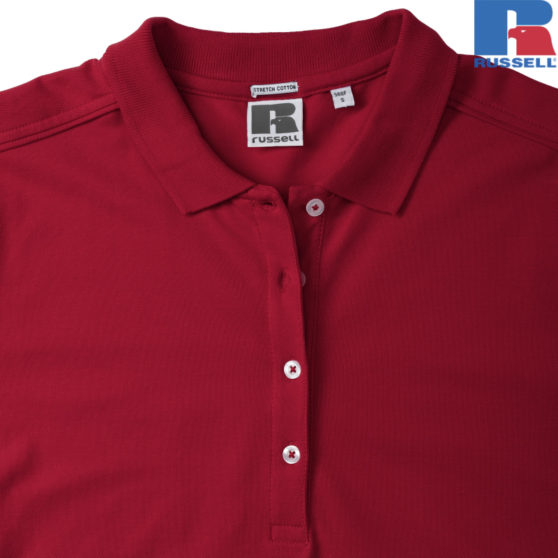 Ladies Fitted Stretch Polo | Russell