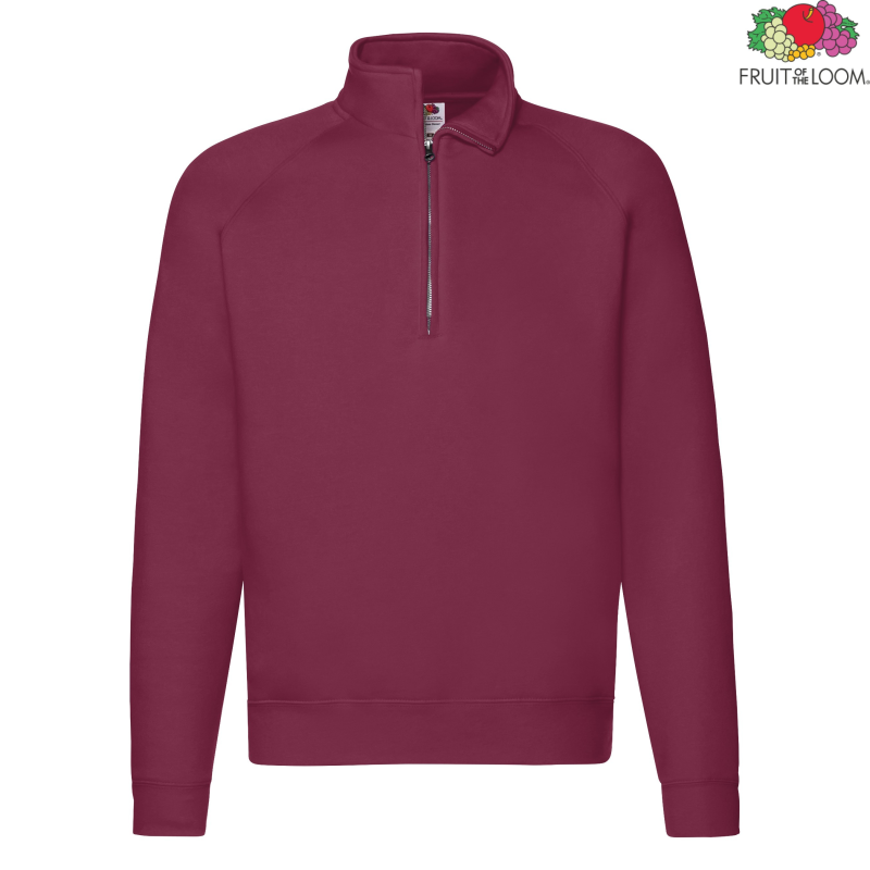 Men's Zip Neck Sweatshirt | Fruit of the Loom
