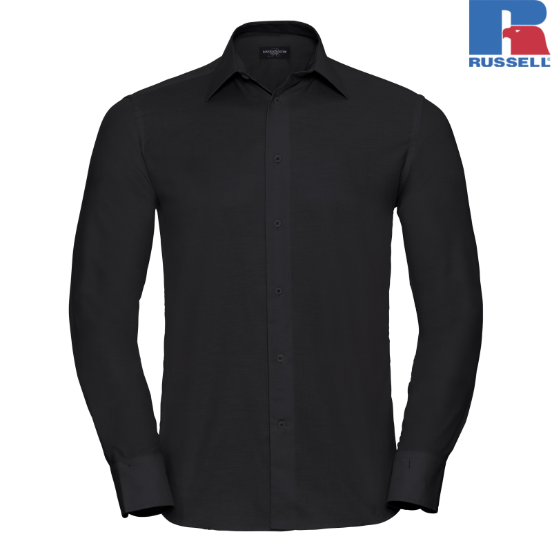 Men's Oxford Long Sleeved Shirt | Russell