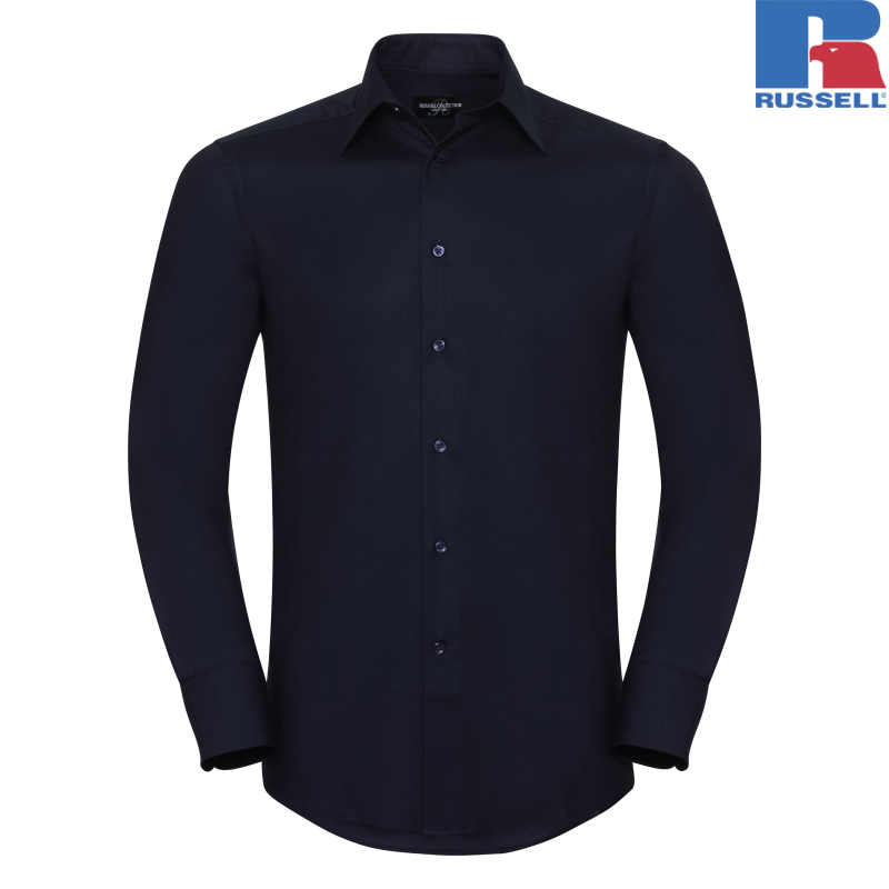 Men's Oxford Long Sleeved Shirt | Russell