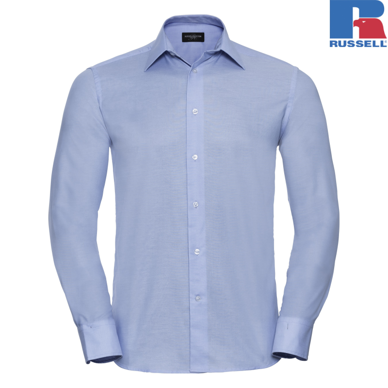 Men's Oxford Long Sleeved Shirt | Russell