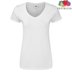 Ladies Iconic 150 V-neck T...