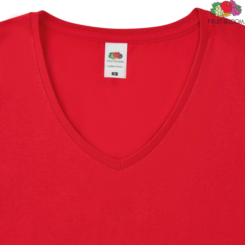 Ladies Iconic 150 V-neck | Fruit of The Loom
