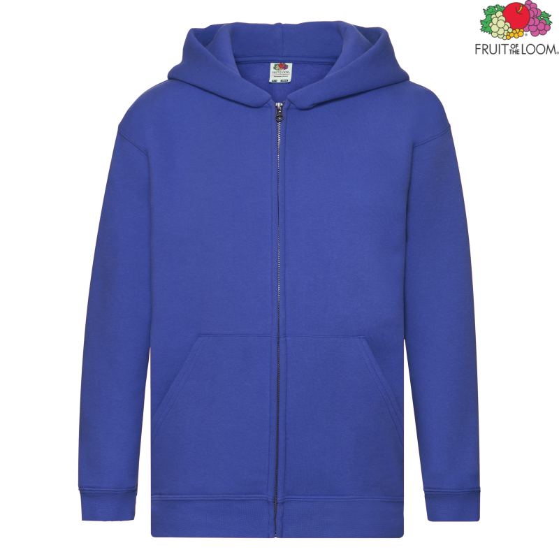 Kids Premium Hooded Sweat Jacket | Fruit  of the Loom