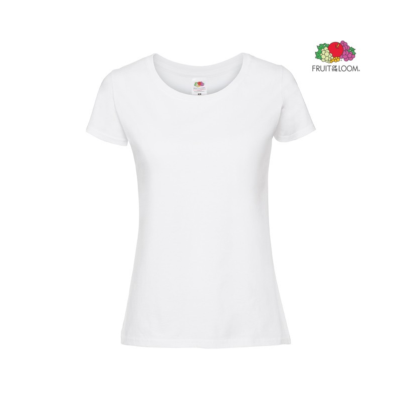 Ladies Iconic 195 Ringpsun Premium T | Fruit of the Loom