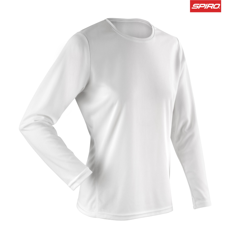 Womens Quick Dry Long Slvve T | Spiro