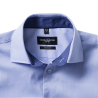 Men's Tailored Contrast Herringbone Shirt | Russell
