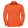 Men's Long Sleeve Polycotton Easy Care Poplin Shirt | Russell