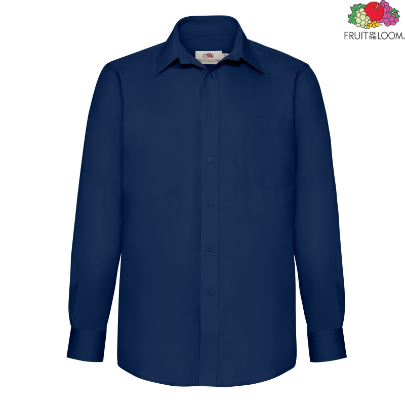 Poplin Shirt Long Sleeve | Fruit of the Loom