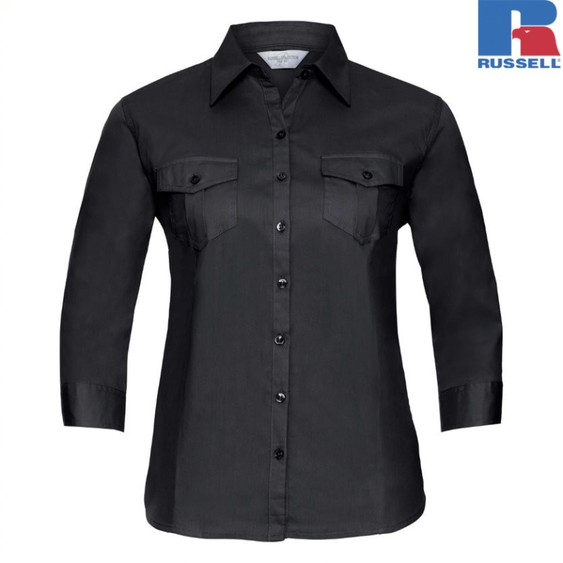Ladies Roll 3/4 Sleeve Shirt | Russell