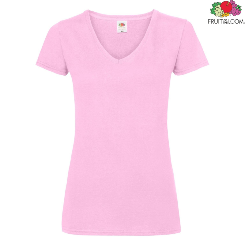 Ladies Valueweight V-neck T | Fruit of the Loom