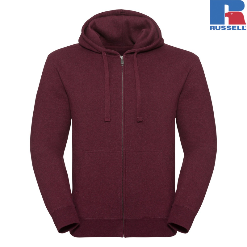 Men's Authentic Melange Zipped Hood Sweat | Russell