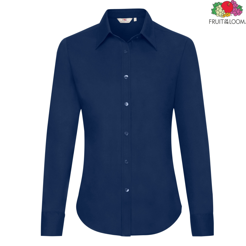 Ladies Oxord Long Sleeve Shirt | Fruit Of The Loom