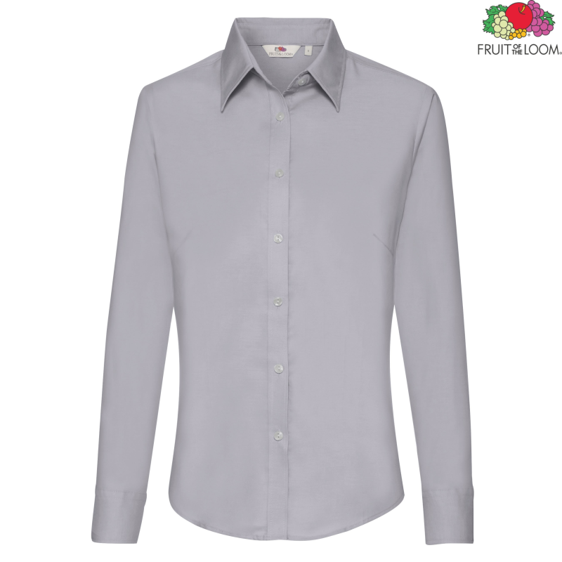Ladies Oxord Long Sleeve Shirt | Fruit Of The Loom