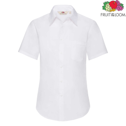 Ladies Poplin Short Sleeve...