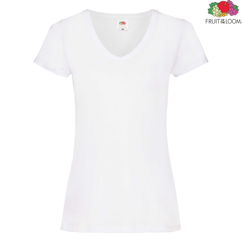 Ladies Valueweight V-neck T | Fruit of the Loom