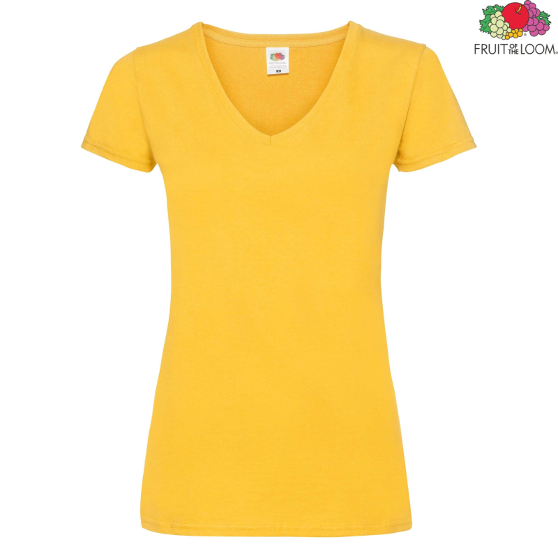 Ladies Valueweight V-neck T | Fruit of the Loom