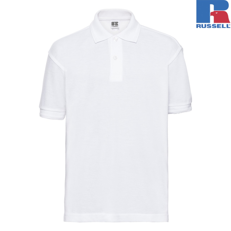Kids Hardwearing Polycotton Polo | Russell