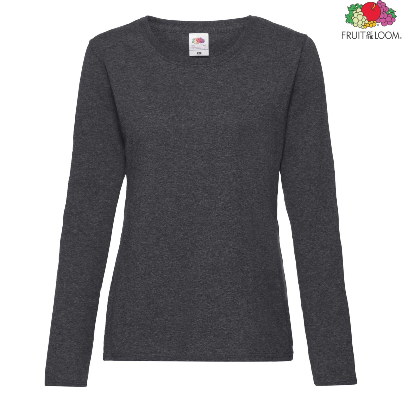 Ladies Valueweight long sleeve T | Fruit of the Loom