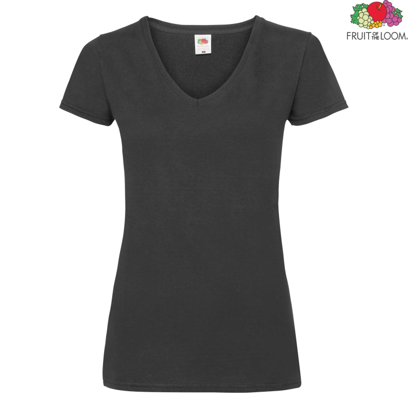 Ladies Valueweight V-neck T | Fruit of the Loom