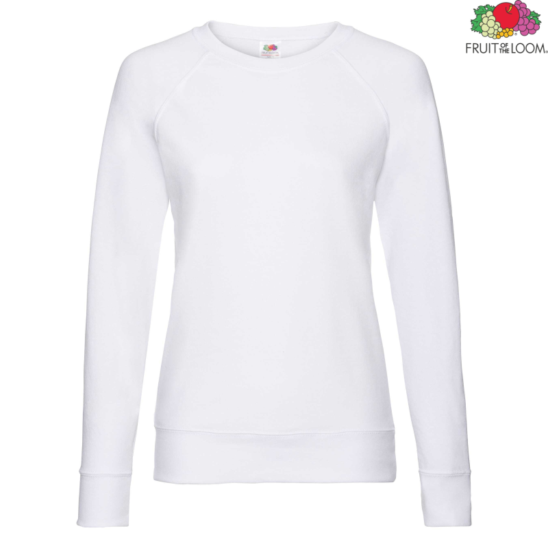 Ladies Lightweight Raglan Sweat | Fruit of the Loom