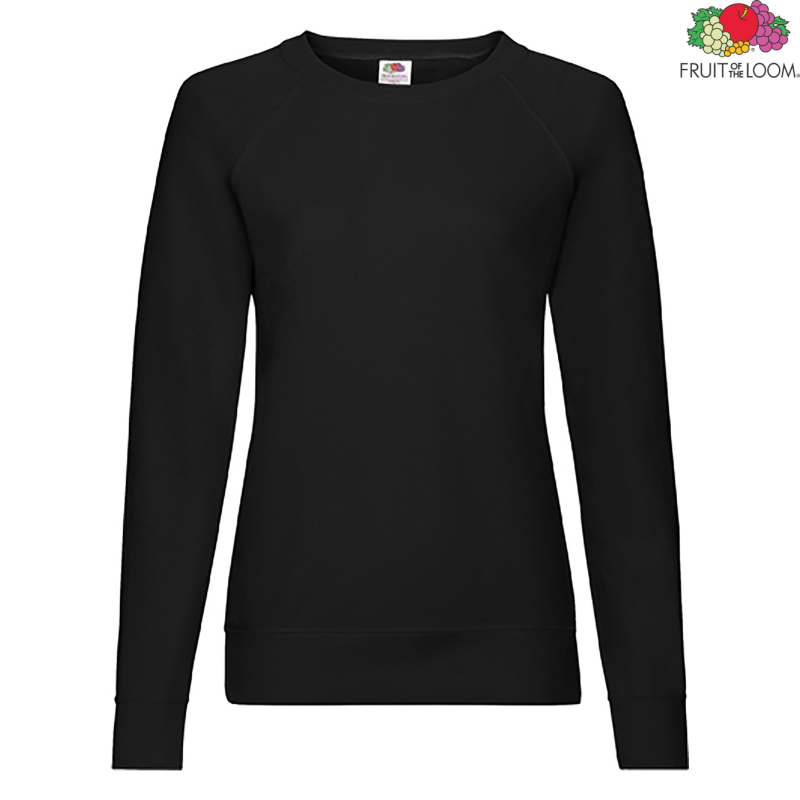 Ladies Lightweight Raglan Sweat | Fruit of the Loom