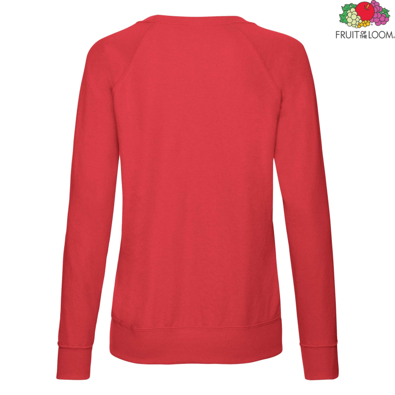Ladies Lightweight Raglan Sweat | Fruit of the Loom