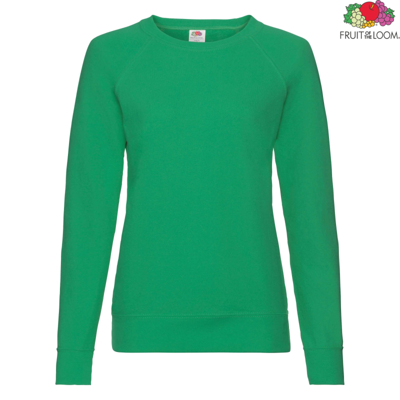 Ladies Lightweight Raglan Sweat | Fruit of the Loom
