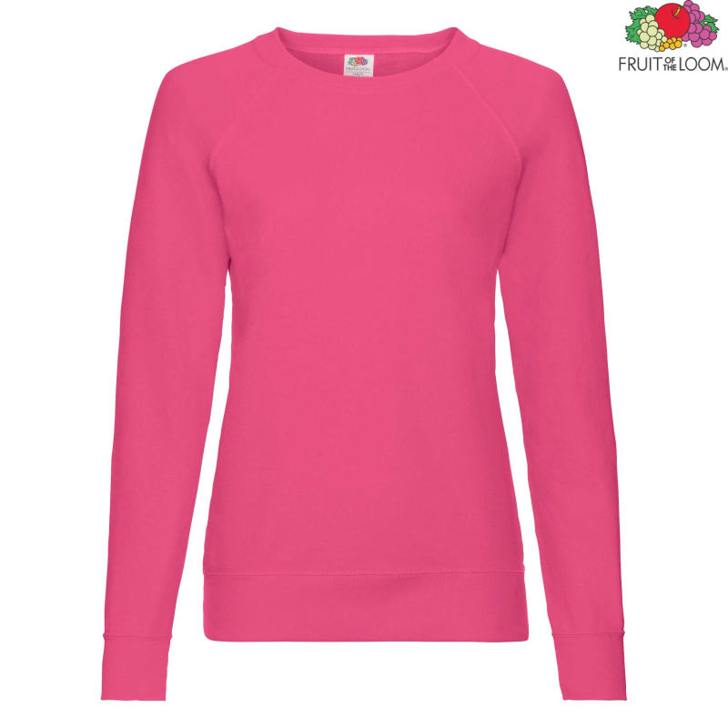 Ladies Lightweight Raglan Sweat | Fruit of the Loom