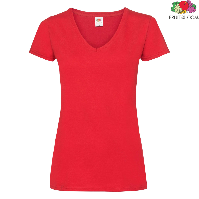 Ladies Valueweight V-neck T | Fruit of the Loom