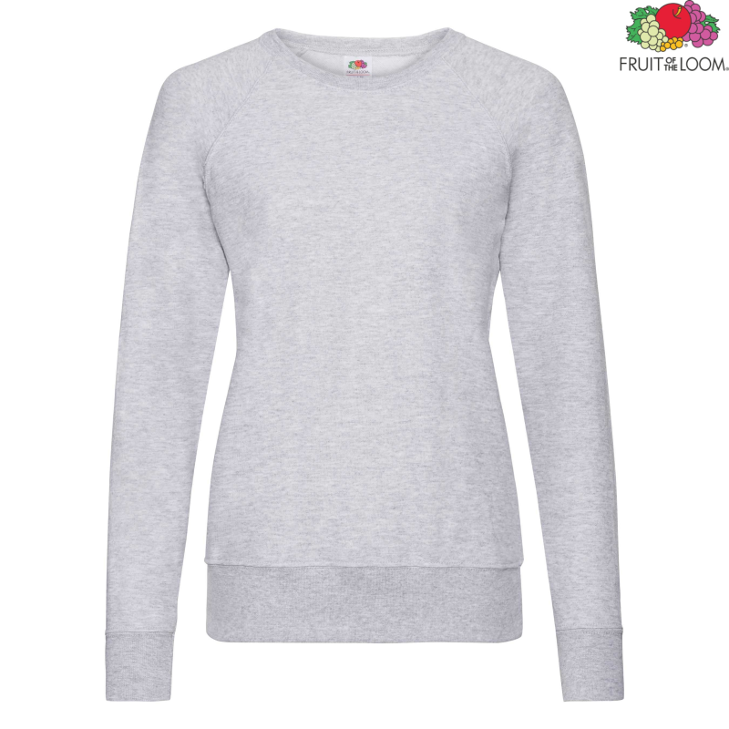 Ladies Lightweight Raglan Sweat | Fruit of the Loom