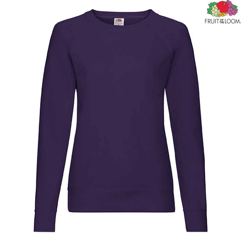 Ladies Lightweight Raglan Sweat | Fruit of the Loom