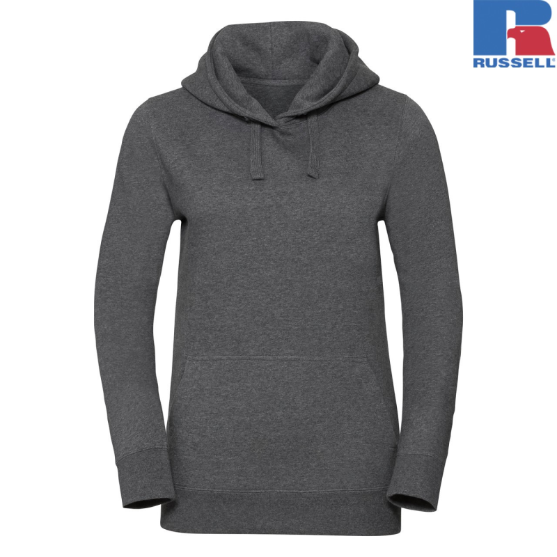Ladies Authentic Melange Hooded Sweat | Russell