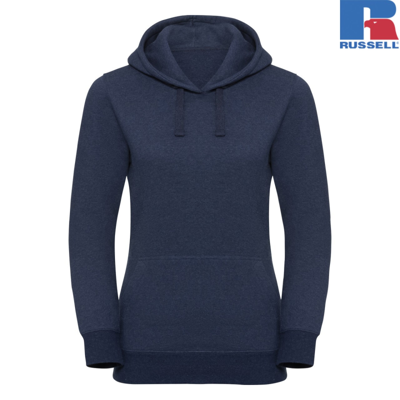 Ladies Authentic Melange Hooded Sweat | Russell