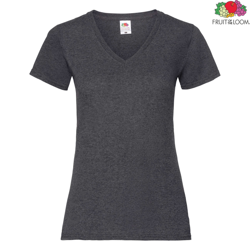 Ladies Valueweight V-neck T | Fruit of the Loom