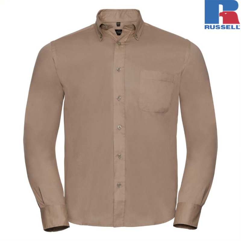 Men's Long Sleeve Classic Twill Shirt | Russell