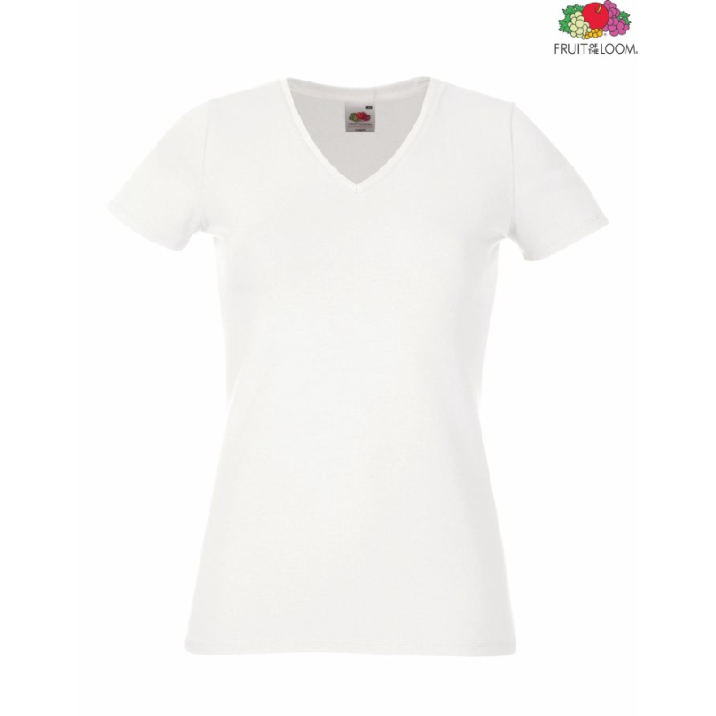 Ladies V-neck T | Fruit of the Loom
