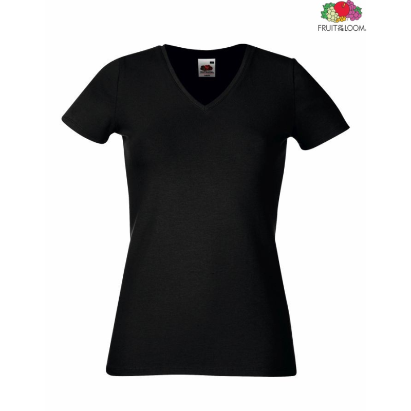 Ladies V-neck T | Fruit of the Loom